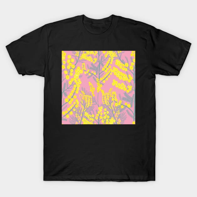 Mimosa tree T-Shirt by Papergrape